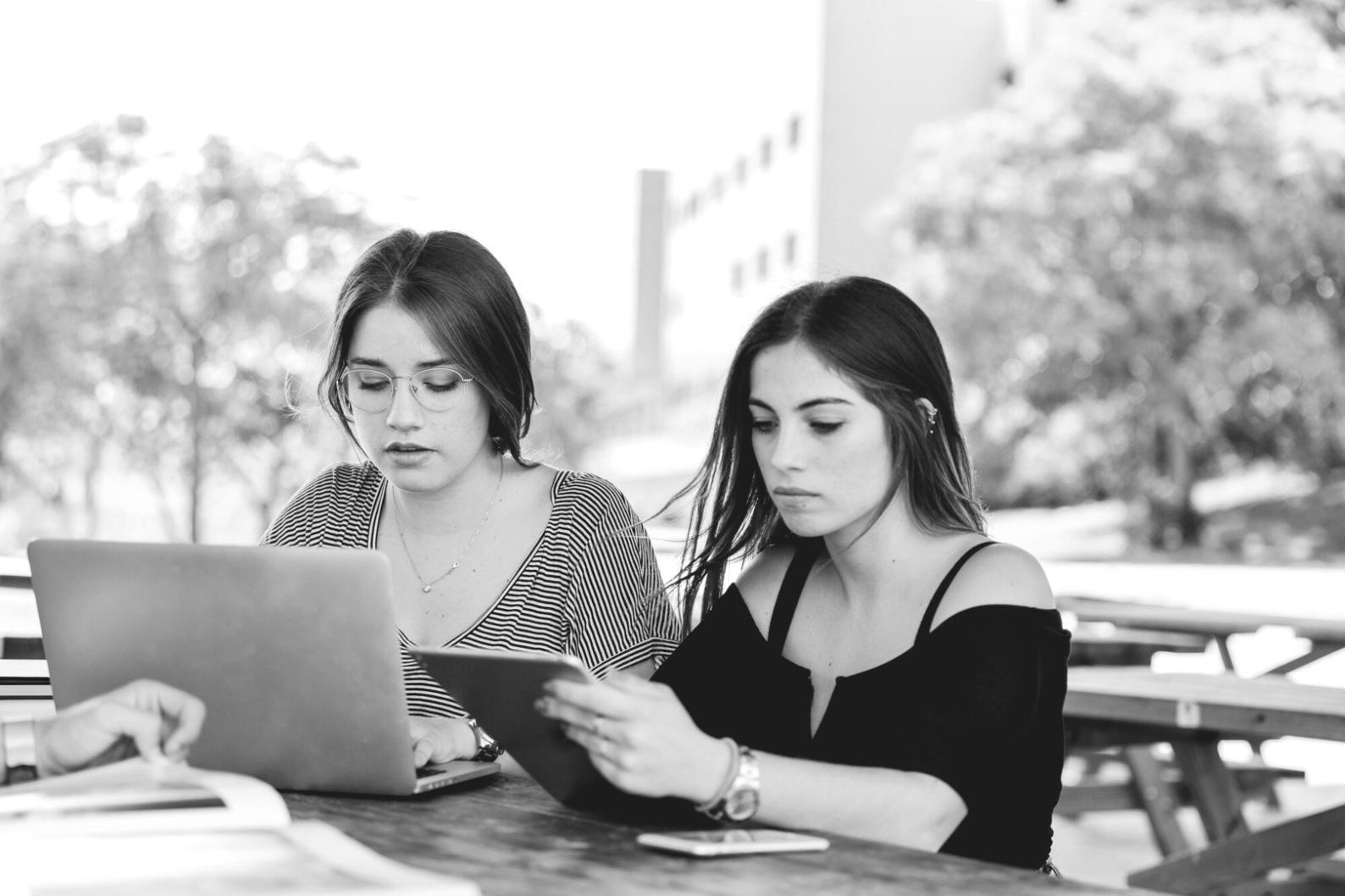 Étudiants apprenant les principes d'investissement